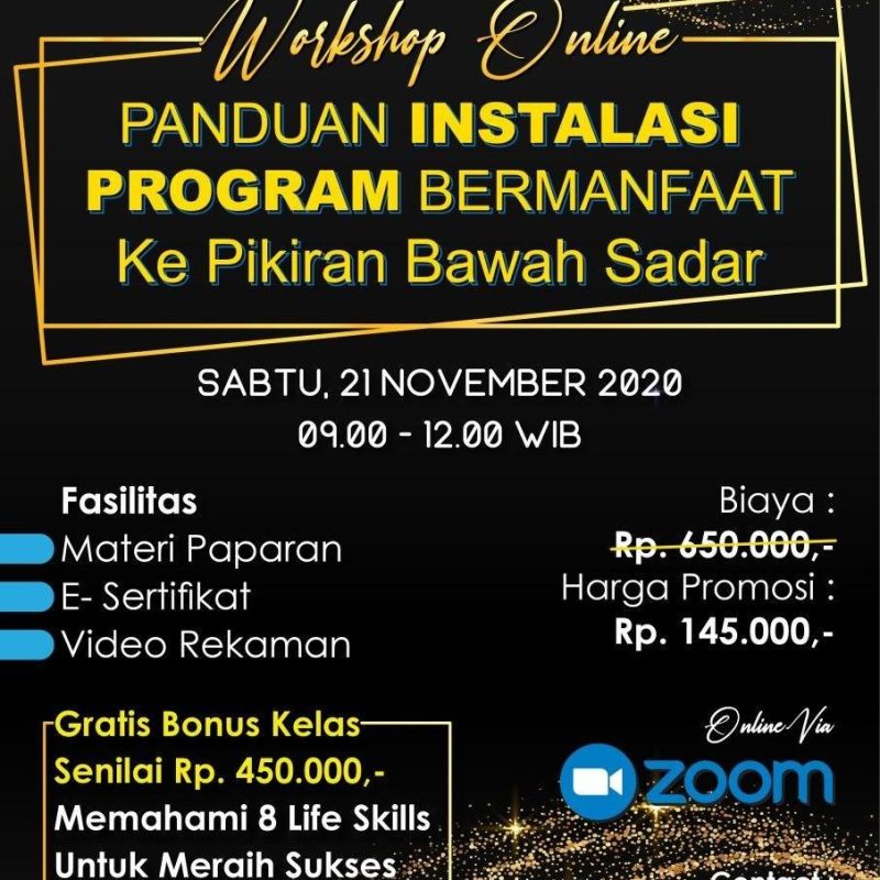Panduan Instalasi Program Bermanfaat ke Pikiran Bawah Sadar